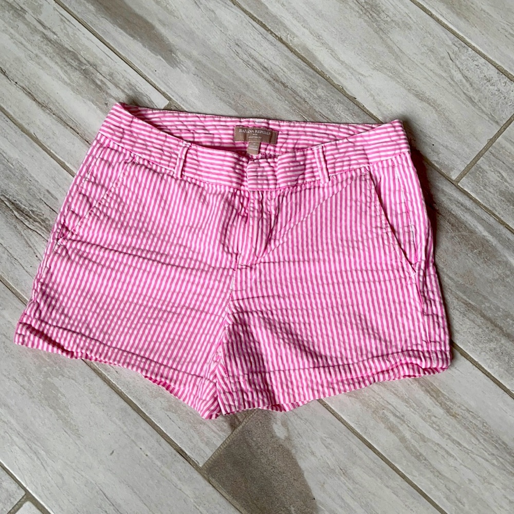 Banana Republic pink Sears Sucker Shorts